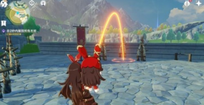 原神打木桩任务怎么完成2