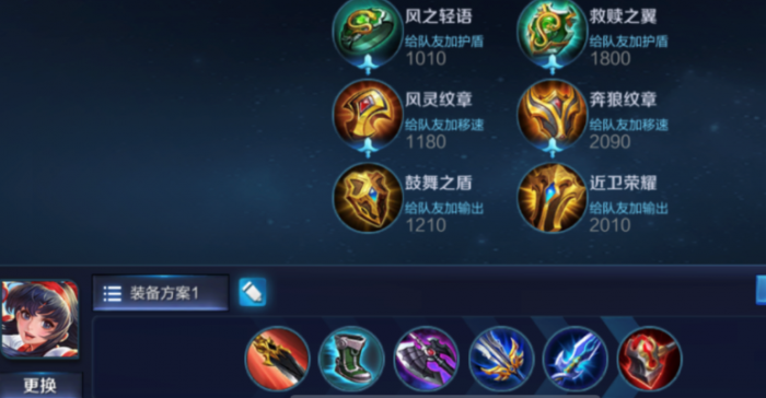 王者荣耀娜可露露大神出装是什么1