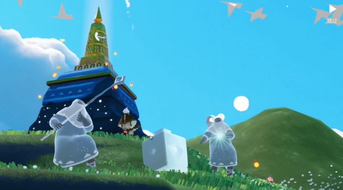 光遇老头先祖怎么爬山1