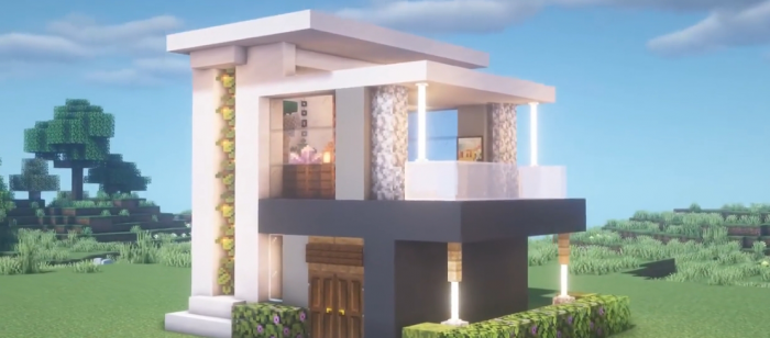 我的世界小别墅怎么盖3