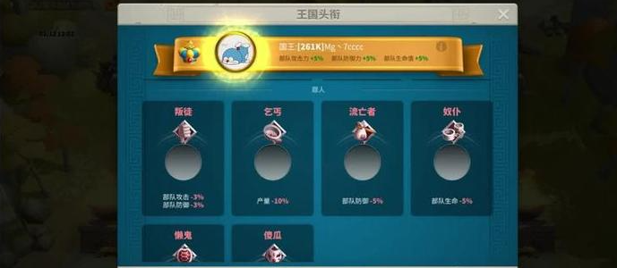 万国觉醒中头衔都有什么3