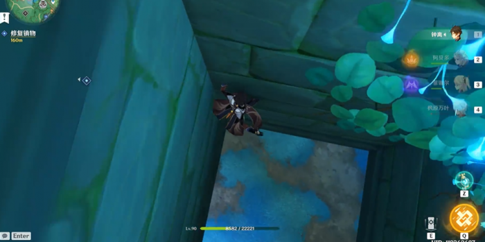 原神开机关的那个怎么过5个拉杆2