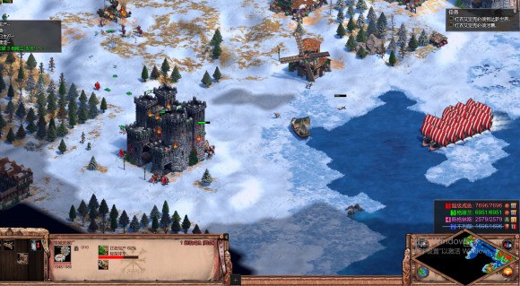 帝国时代2露梁海战怎么打3