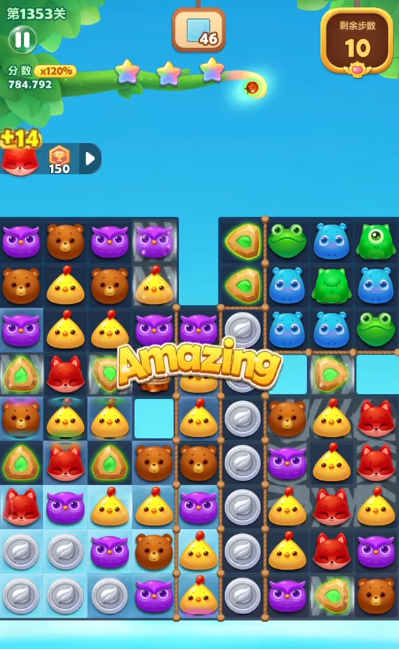 开心消消乐1353怎么玩2