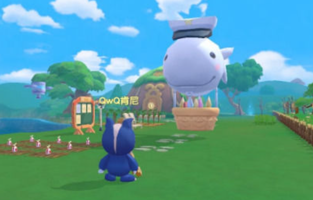 摩尔庄园白鲸怎么飘在空中1