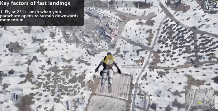 绝地求生跳伞如何滑翔2