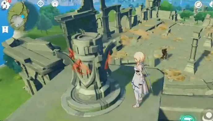 原神千风神殿元素柱怎么解2