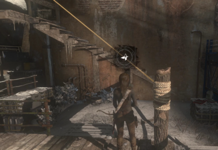 古墓丽影崛起怎么弄绳索箭矢3