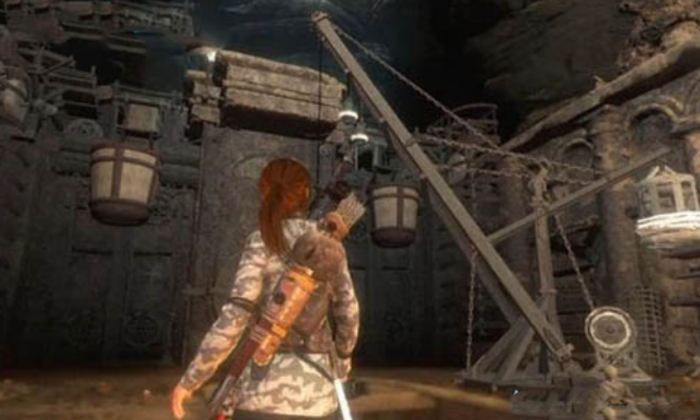 古墓丽影油桶连接起重器怎么玩1