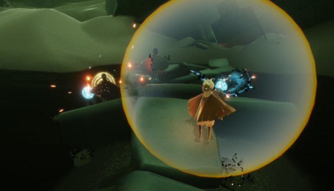 光遇怎么躲开墓土螃蟹1