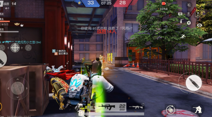 荒野行动火拼街区怎么从废车上二楼1