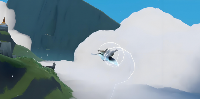 光遇怎么空中极速旋转2