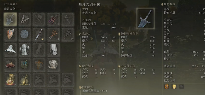 艾尔登法环装备推荐什么2