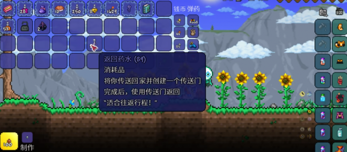 泰拉瑞亚传送门药水怎么用1