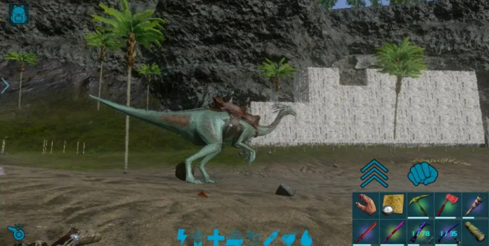 方舟生存进化似鸡龙怎么驯服1