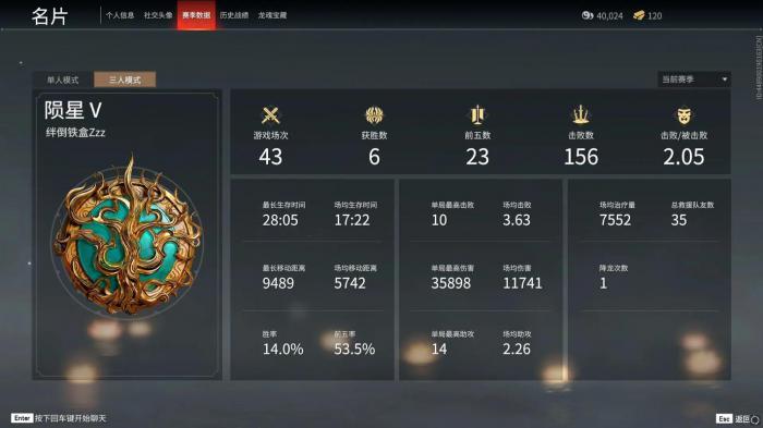 永劫无间2300分什么段位3