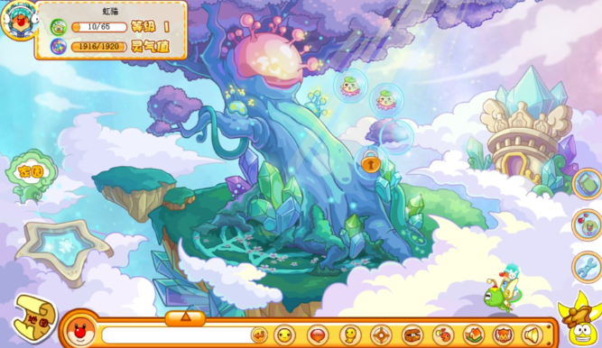 摩尔庄园里的天使园怎么玩